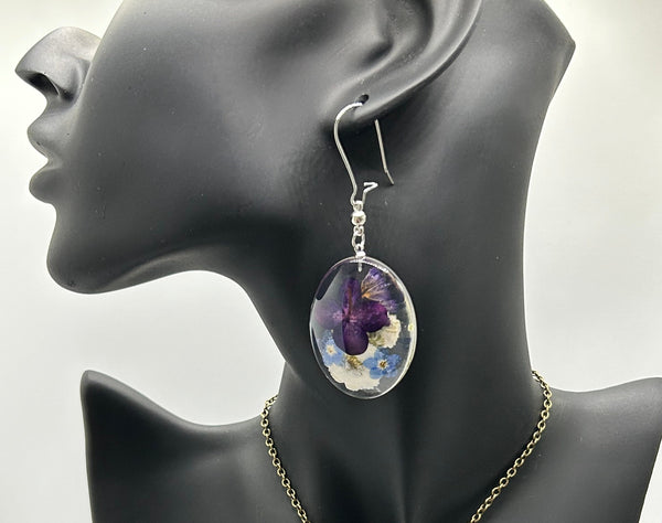 The Heavenly Garden Cosmos earrings