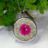 The Enchanted Crimson Meadow Necklace