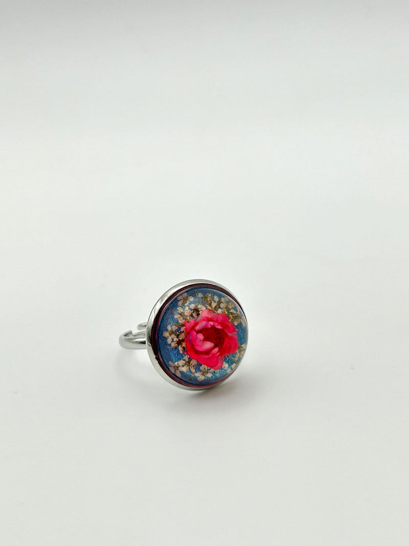 Floral Infinity Rings