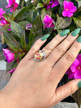 Floral Infinity Rings