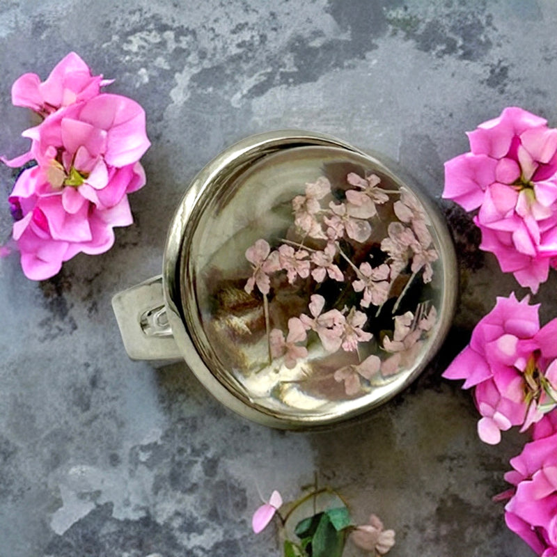 Floral Infinity Rings