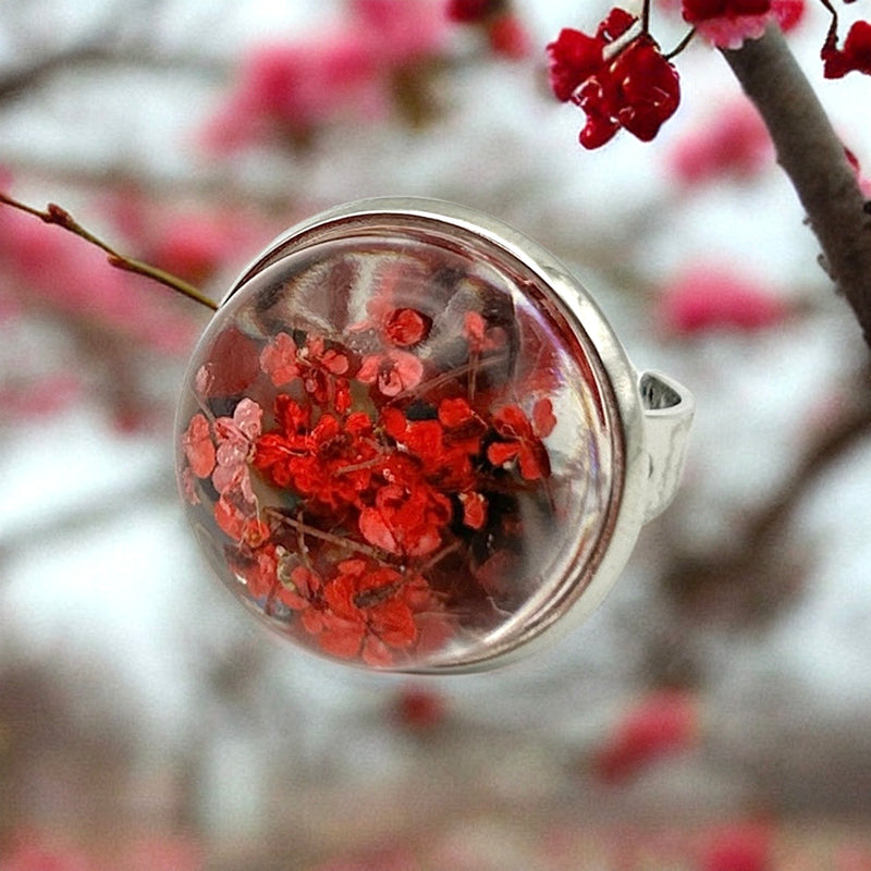 Floral Infinity Rings