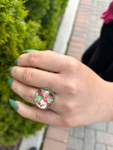 Floral Infinity Rings