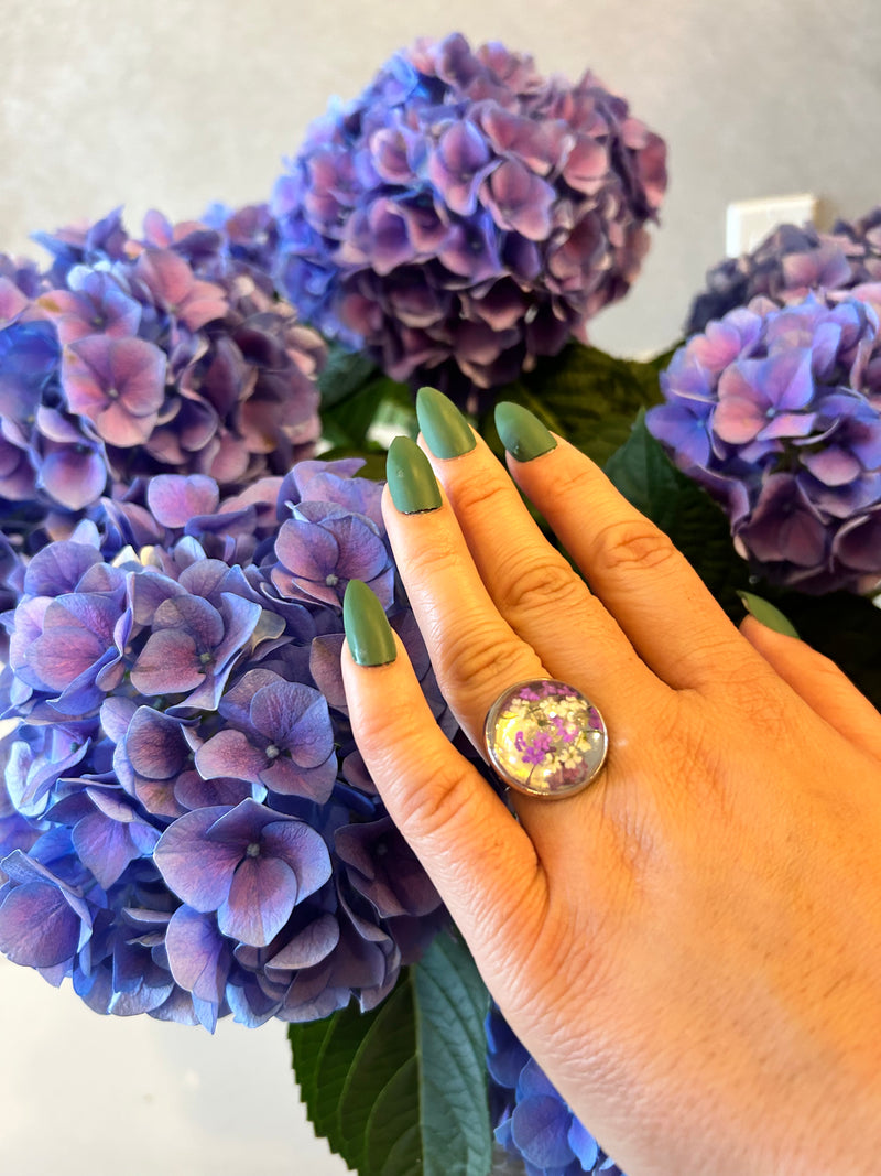 Floral Infinity Rings